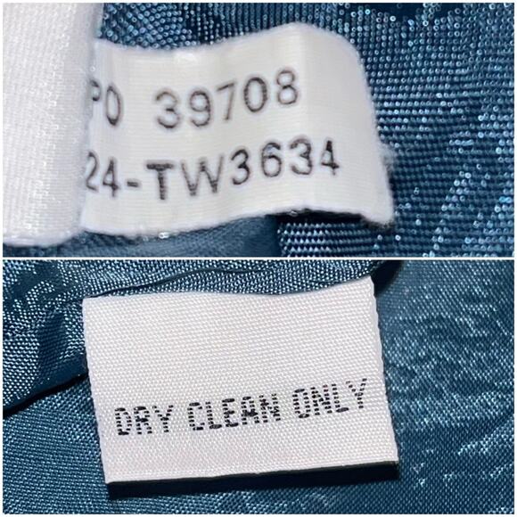 Vintage TOMMY BAHAMA Hibiscus Sleeveless Silk Top woman's size large green/blue - Picture 16 of 16